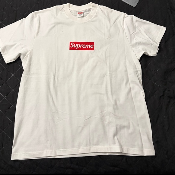Supreme Other - Supreme Red Logo White Tee